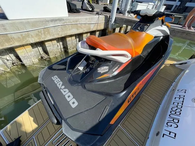Sea-Doo jet ski on Sea Ray 510 DA, 2016, in St. Petersburg, FL.