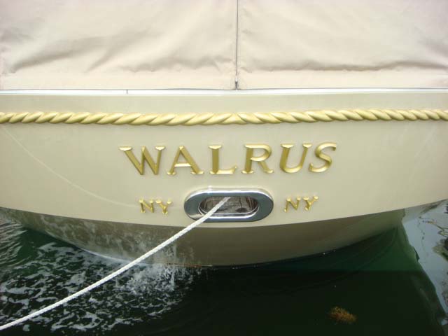 76 St. Augustine — Walrus transom