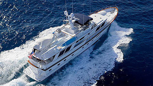 Island Voyager — 93′ BROWARD ISLAND VOYAGER underway