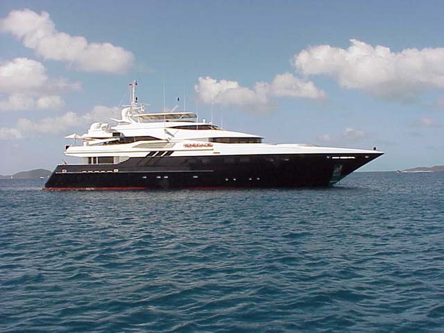 Renegade — 143’ LLOYDS RENEGADE at anchor off The Baths, BVI