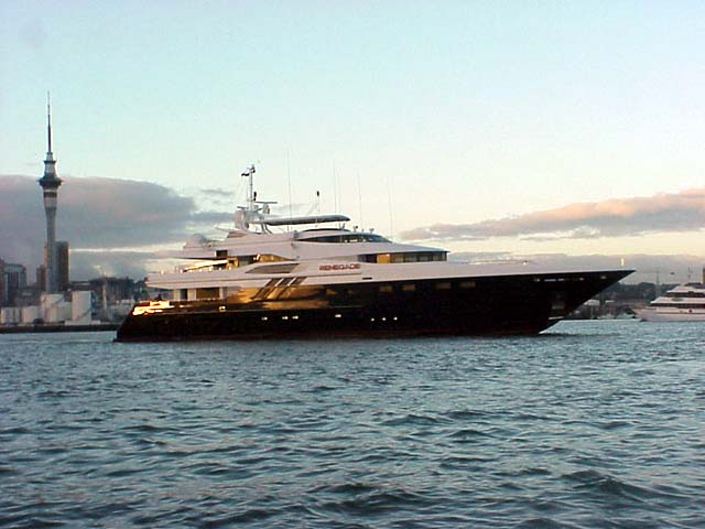 Renegade — 143′ LLOYDS RENEGADE at anchor off Auckland, NZ