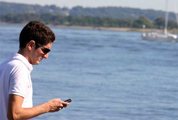 Data Security with a Cellular Phone