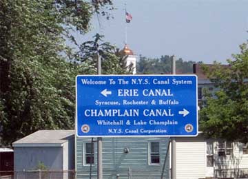 Erie Barge Canal Sign